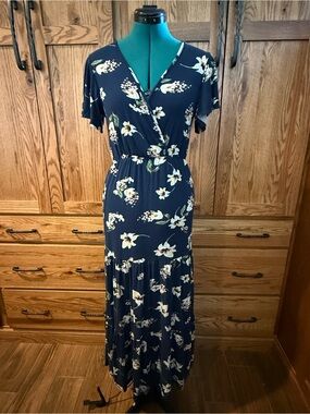 Loveapella tie tiered dress